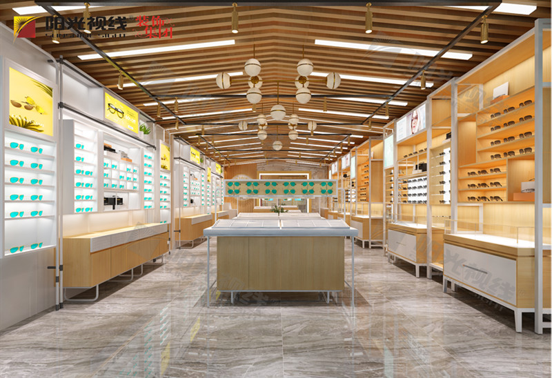 遼寧盤(pán)錦老精華眼鏡店裝修效果圖