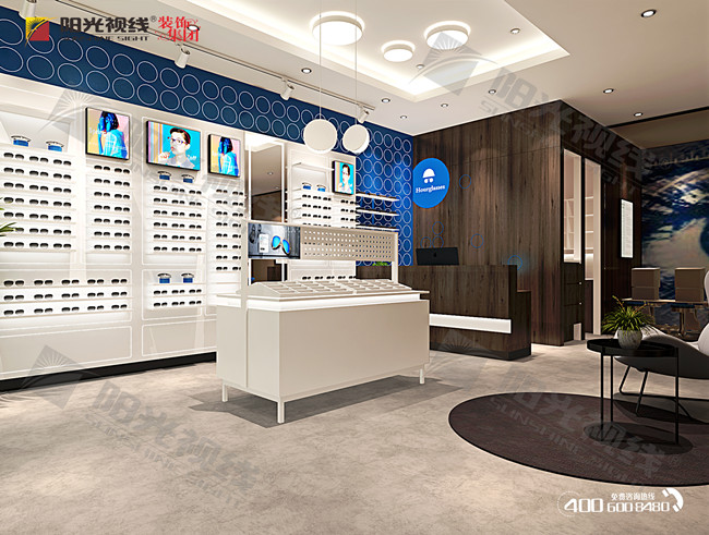 眼鏡店裝修如何挑選合適的眼鏡展柜？